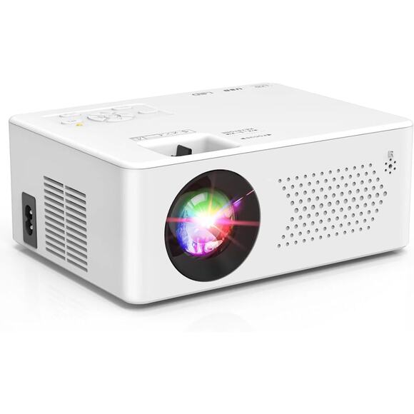 🔥Mini Bluetooth Portable Movie Projector Full HD 1080P Supported BNWT🔥 - Picture 1 of 9
